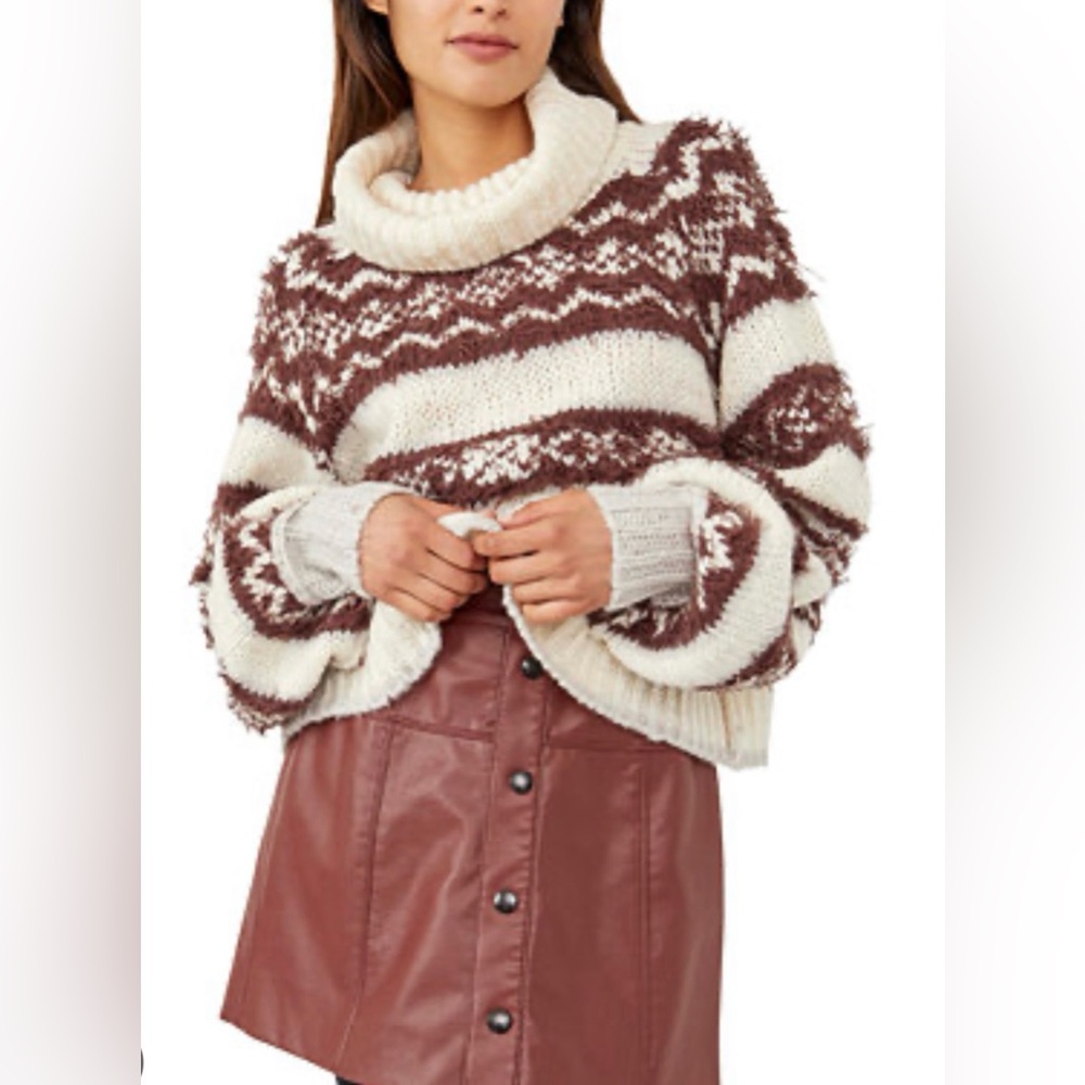 NWT Free People Cowl neck sweater